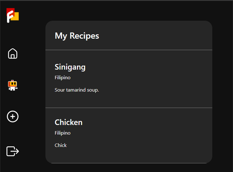 Recipe Management System